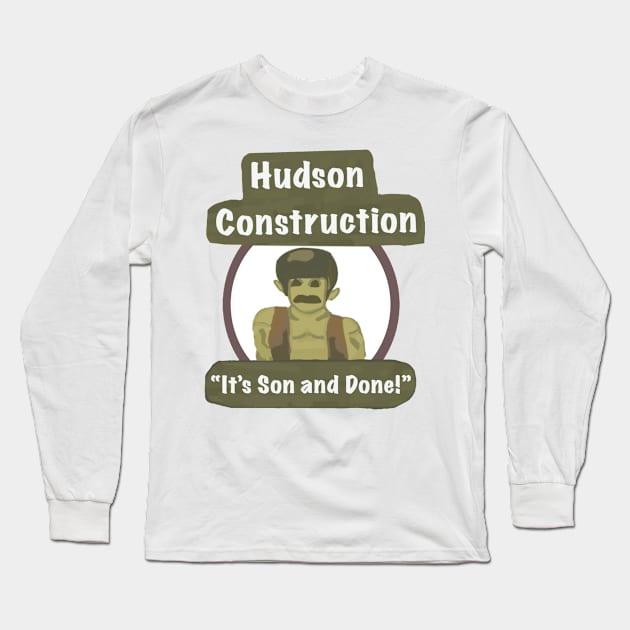 Hudson Construction (Totk) Long Sleeve T-Shirt by HeartonSleeves